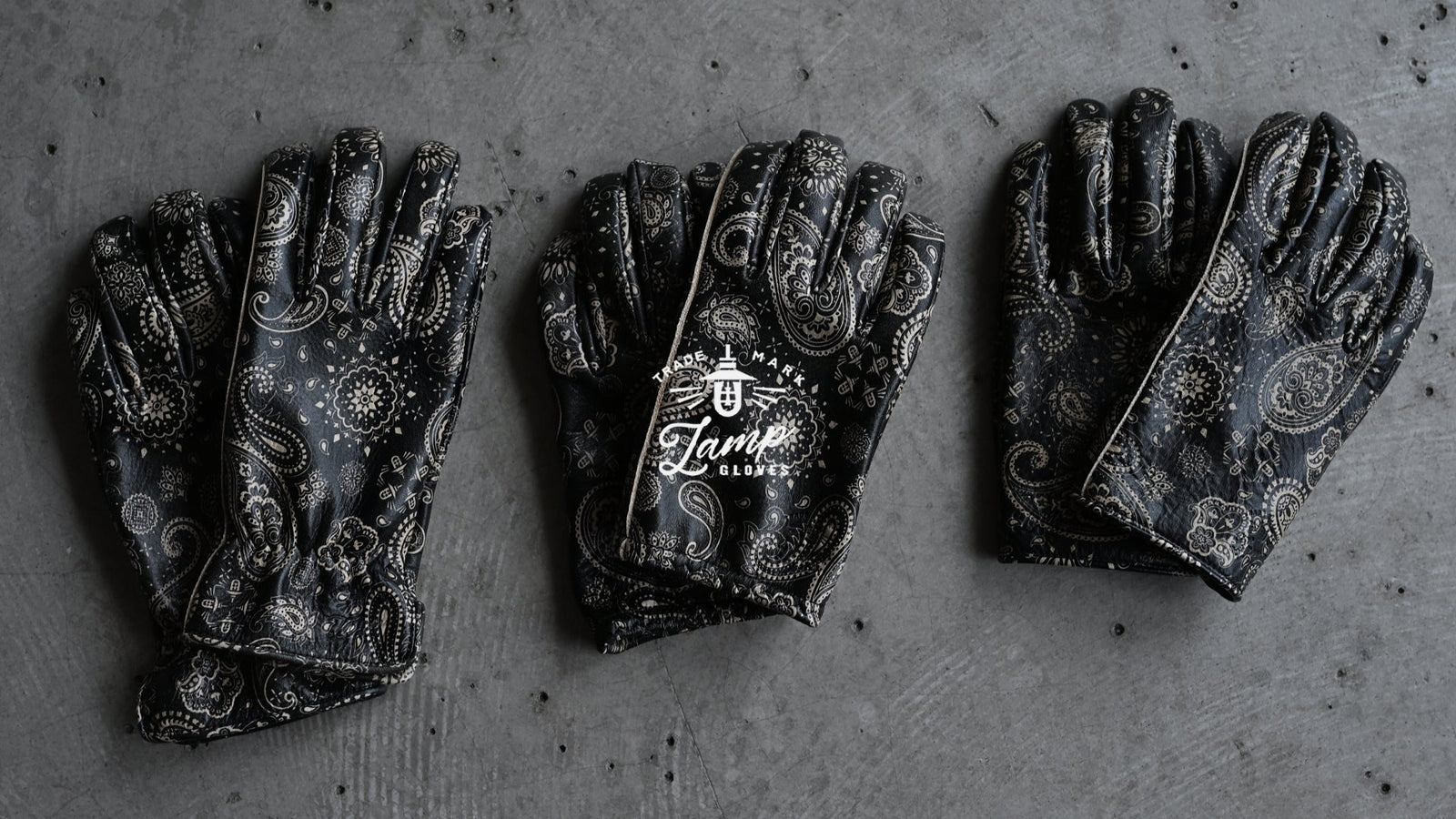 LAMP GLOVES LIMITED MODEL "PAISLEY BLACK" 発売決定