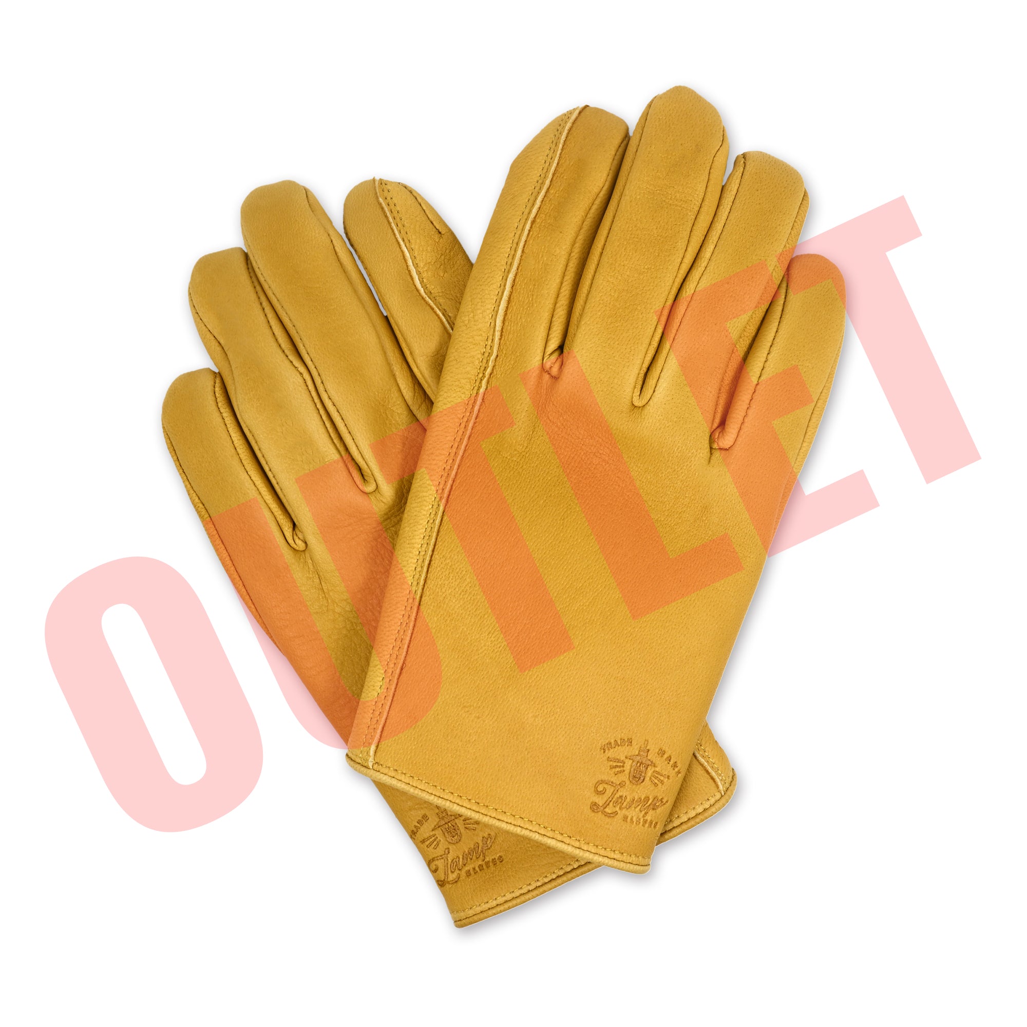 LAMP GLOVES ランプグローブス　MID キャメル　最終値下げ　M OUTLET】Lamp gloves -Utility glove Mid - CAMEL