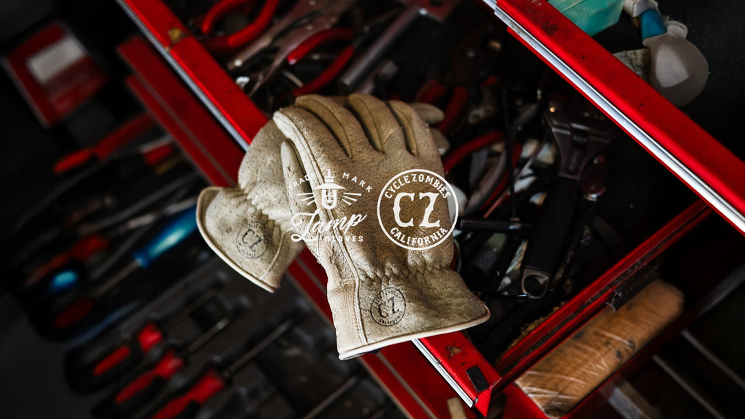 LAMP GLOVES × CYCLE ZOMBIES  WINTER GLOVE "VINTAGE GREIGE" 発売決定