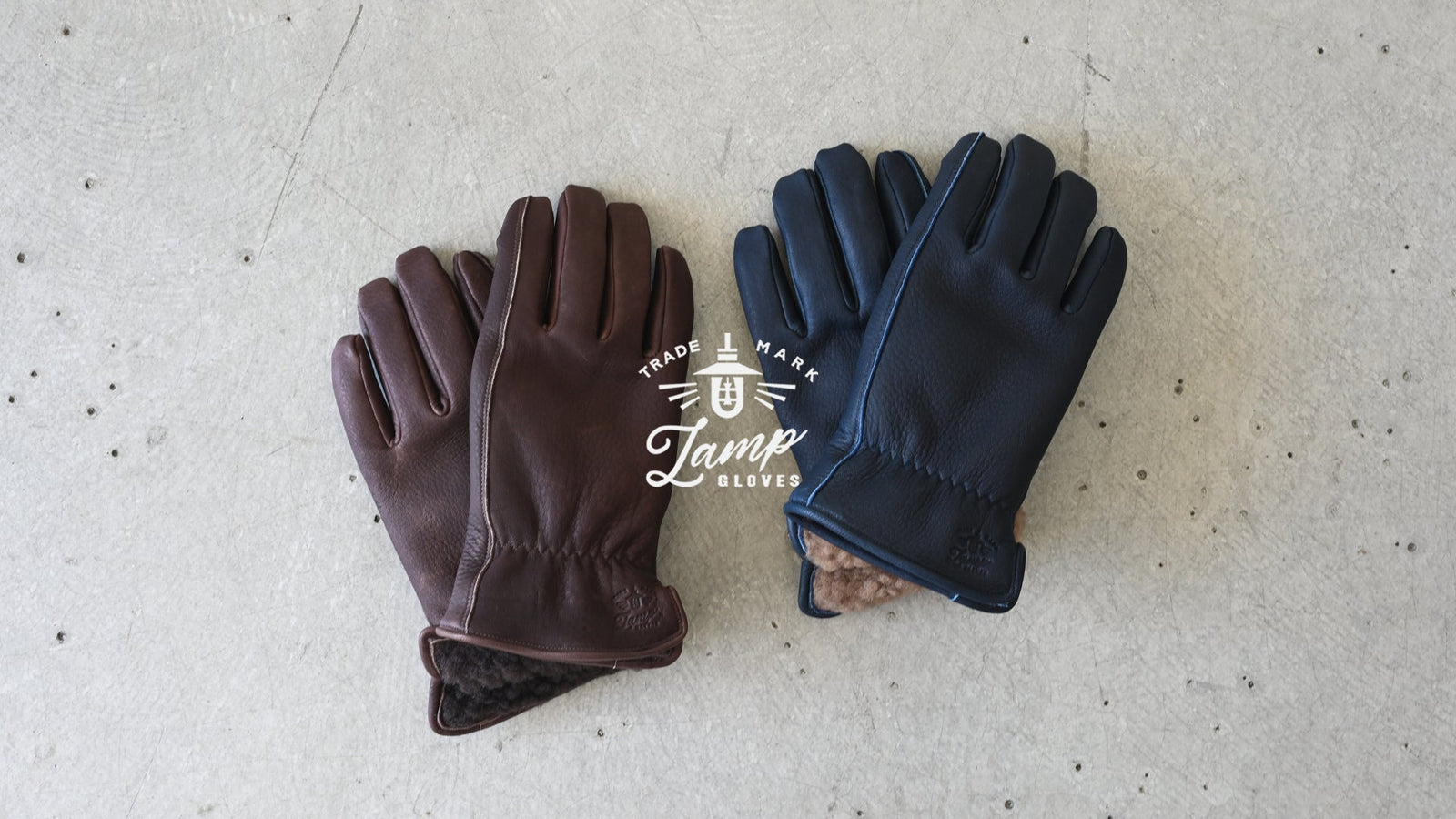 LAMP GLOVES WINTER GLOVE "NAVY/ BROWN" 発売決定