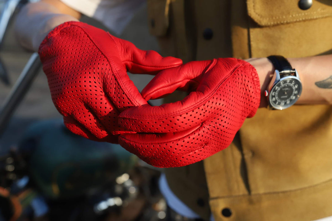 Lamp gloves -Punching glove- Red