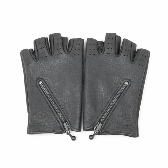 Lamp gloves - Driving glove CUT - Black × Black