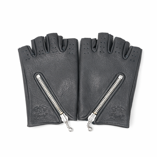 Lamp gloves - Driving glove CUT - Black × Silver