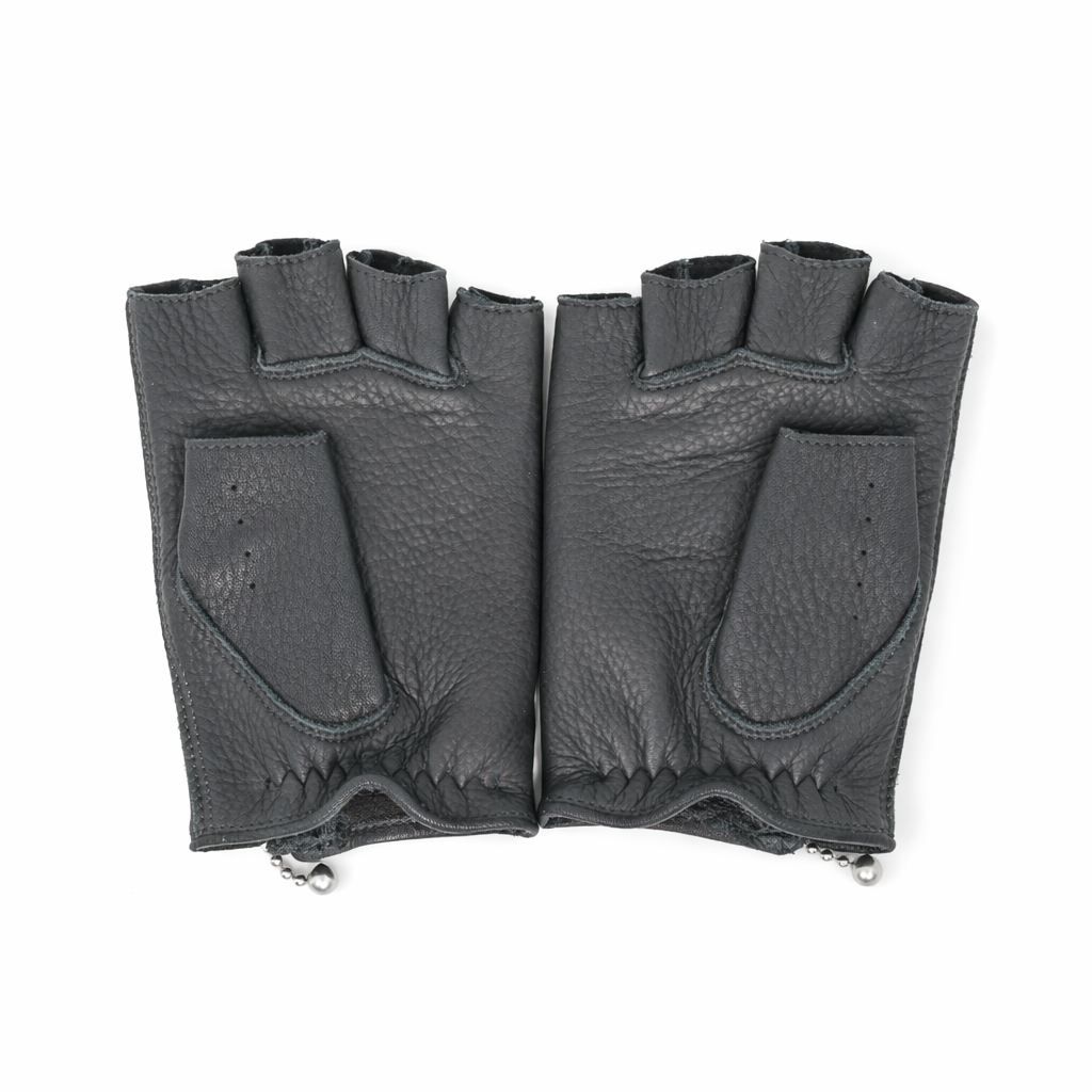 Lamp gloves - Driving glove CUT - Black × Silver
