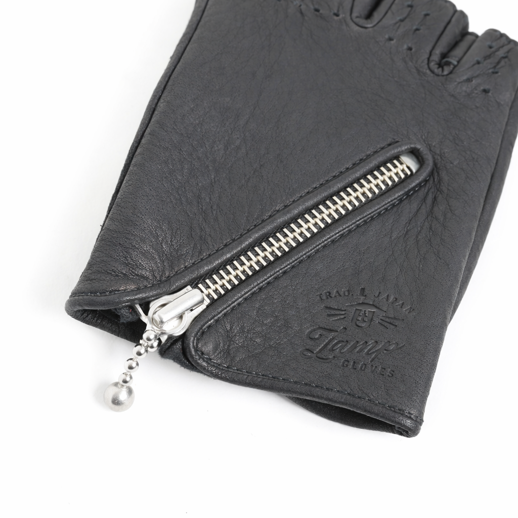 Lamp gloves - Driving glove CUT - Black × Silver