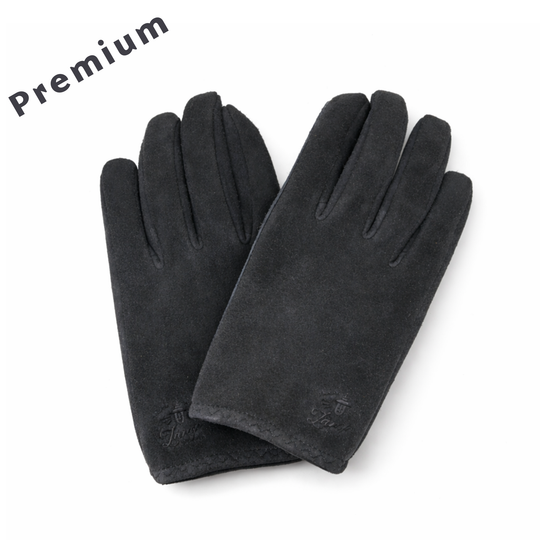 Lamp gloves - Premium Line Shorty - Black Suede