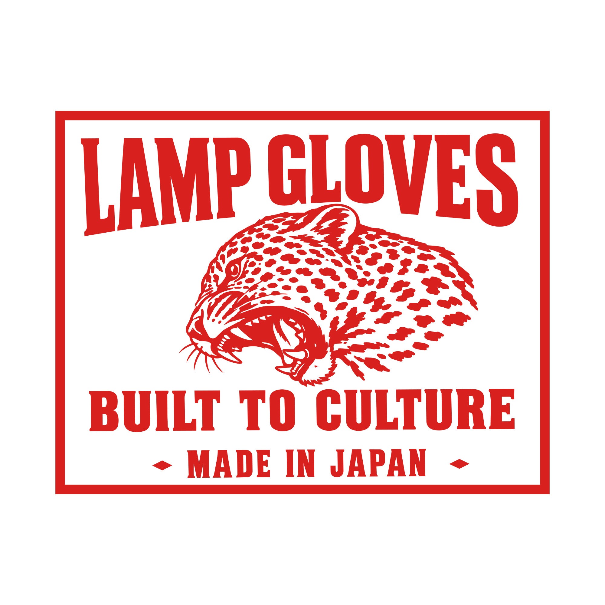 LAMP GLOVES -ORIGINAL STICKER「S」- BOX LEOPARD – Lamp gloves
