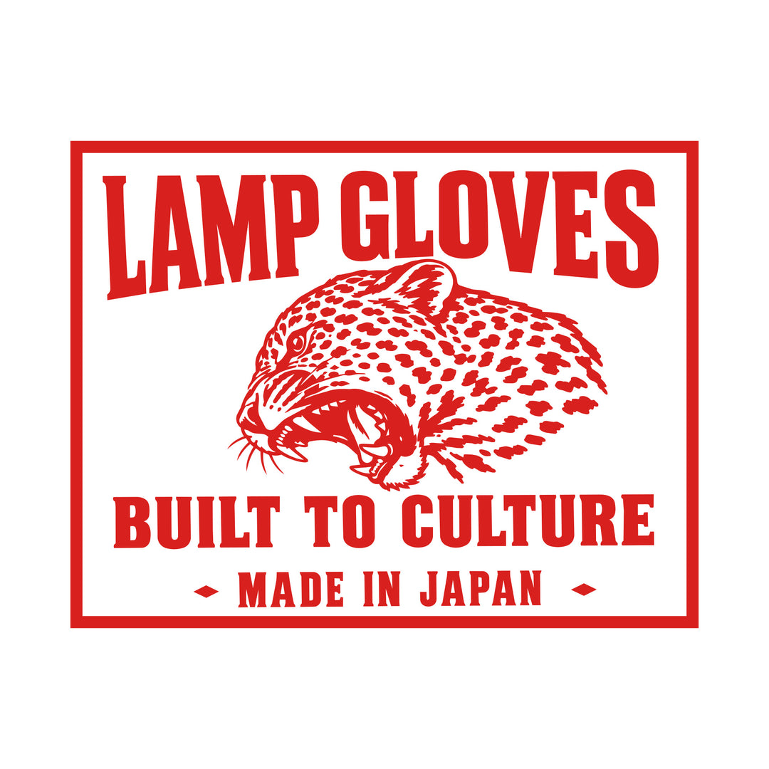 LAMP GLOVES -ORIGINAL STICKER「S」- BOX LEOPARD
