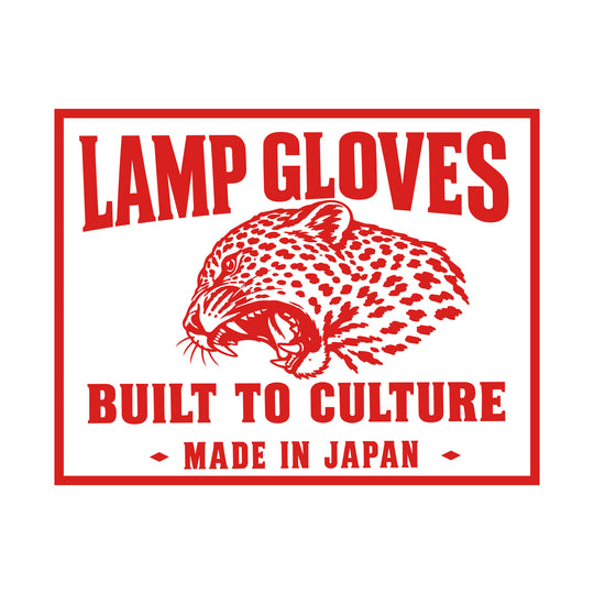 LAMP GLOVES -ORIGINAL STICKER「S」- BOX LEOPARD