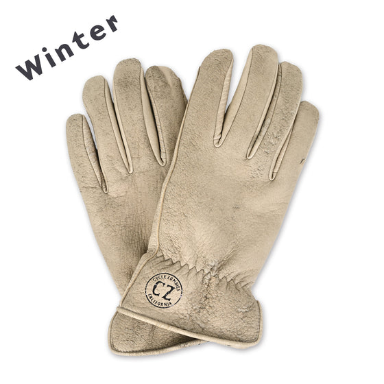 Lamp gloves × Cycle Zombies - Winter glove - Vintage Greige