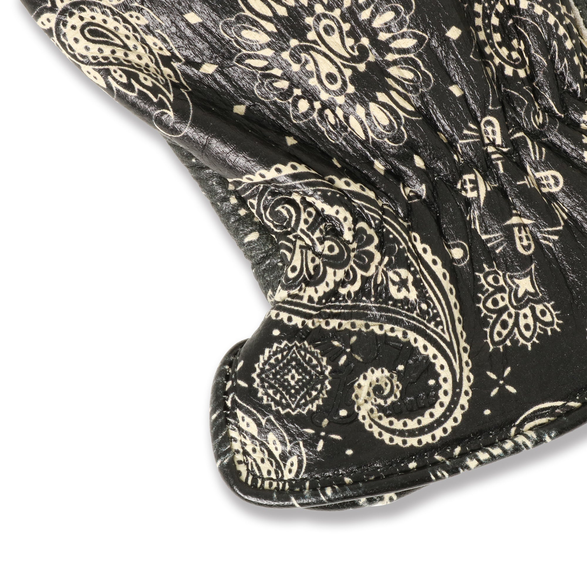 lampgloves ペイズリー柄 LAMP GLOVES - WINTER GLOVE- PAISLEY BLACK | eas