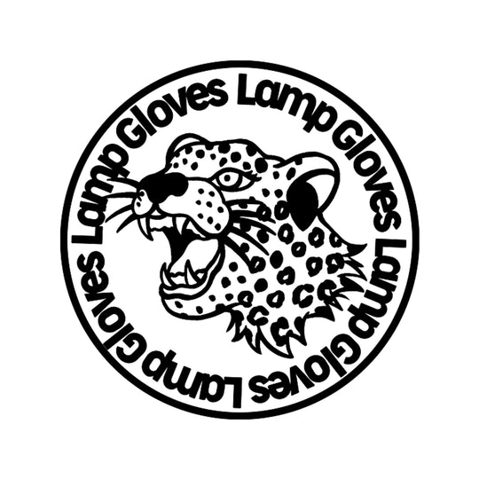LAMP GLOVES -ORIGINAL STICKER「M」-  LEOPARD