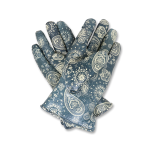 【OUTLET】Lamp gloves -Utility glove Winter glove- PAISLEY NAVY